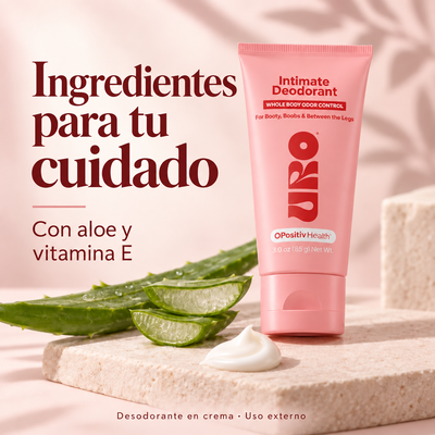 URO · Desodorante íntimo en crema sin perfume